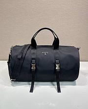 PRADA | Re-Nylon and Saffiano leather duffle bag black - 1