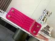 LOUIS VUITTON | BB Capucine Pink Crocodile Embossed Leather - 4