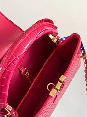 LOUIS VUITTON | BB Capucine Pink Crocodile Embossed Leather - 3