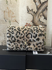 CHANEL | Leopard Print Tweed Classic Flap Bag - 1