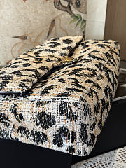 CHANEL | Leopard Print Tweed Classic Flap Bag - 4