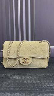 CHANEL | Mini Suede Maxi Flap Bag In Beige - 1