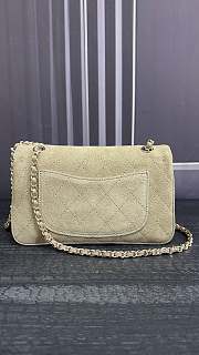 CHANEL | Mini Suede Maxi Flap Bag In Beige - 6
