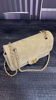 CHANEL | Mini Suede Maxi Flap Bag In Beige - 5