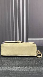 CHANEL | Mini Suede Maxi Flap Bag In Beige - 3