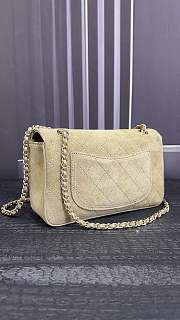CHANEL | Mini Suede Maxi Flap Bag In Beige - 2