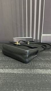 CHANEL | Mini Grained Calfskin Maxi Flap Bag In Black - 3