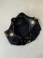 CHANEL | Mini 25 Hobo Bag Black Pony Hair Gold Hardware - 2