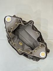CHANEL | Mini 25 Hobo Bag Pony Hair Gold Hardware Charcoal Gray - 5