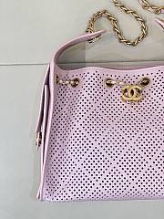 CHANEL | Calfskin Small Chanel 25 Handbag Pink - 4