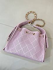 CHANEL | Calfskin Small Chanel 25 Handbag Pink - 2