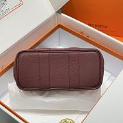 HERMES | Mini 23 Negonda Neo Garden Ebene In Burgundy - 4