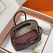 HERMES | Mini 23 Negonda Neo Garden Ebene In Burgundy - 2
