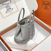 HERMES | Mini 23 Negonda Neo Garden Ebene In Gris Pale - 4