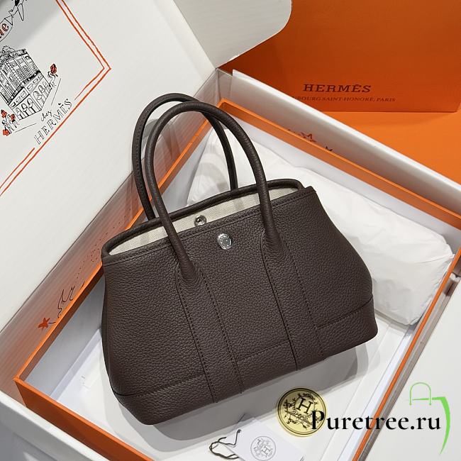 HERMES | Mini 23 Negonda Neo Garden Ebene In Chocolate Brown - 1