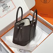 HERMES | Mini 23 Negonda Neo Garden Ebene In Chocolate Brown - 4