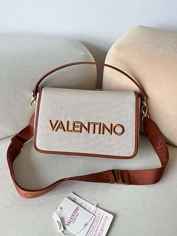 VALENTINO | Chelsea Fabric Medium Crossbody Bag In Brown
