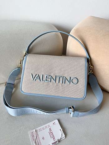 VALENTINO | Chelsea Fabric Medium Crossbody Bag In Blue
