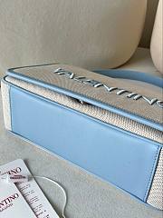 VALENTINO | Chelsea Fabric Medium Crossbody Bag In Blue - 6