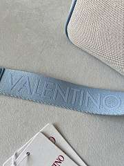 VALENTINO | Chelsea Fabric Medium Crossbody Bag In Blue - 3