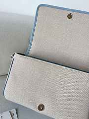 VALENTINO | Chelsea Fabric Medium Crossbody Bag In Blue - 2
