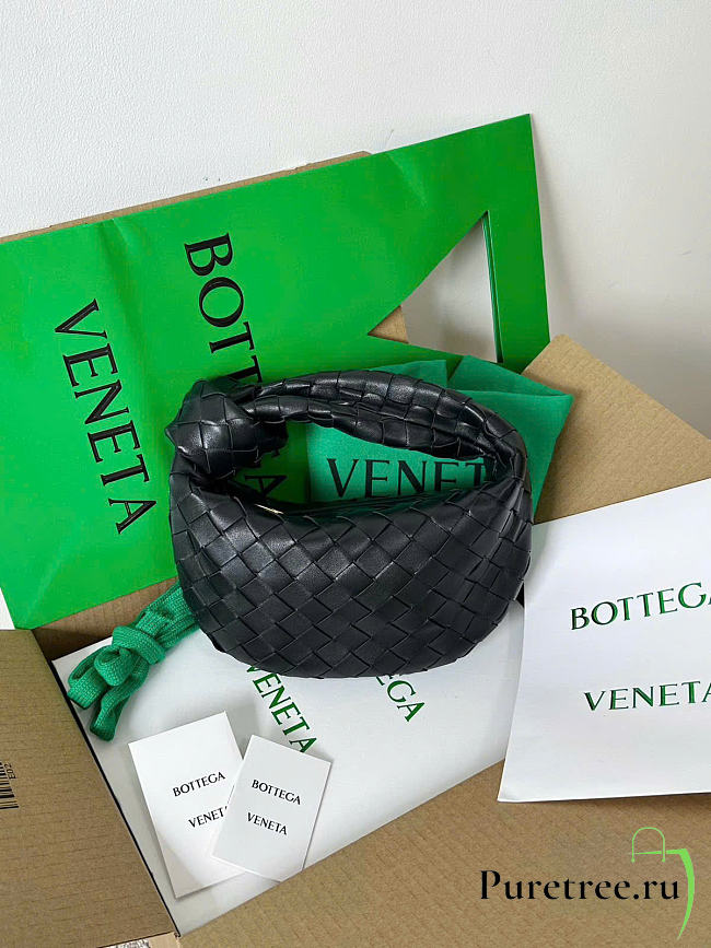 Bottega Veneta Mini Jodie In Black - 1