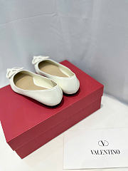 VALENTINO VLogo Signature Patent Leather Pointed-Toe Pumps Ivory - 5