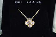 VCA | Diamond Vintage Alhambra Necklace In Gold - 1