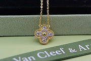 VCA | Diamond Vintage Alhambra Necklace In Gold - 4