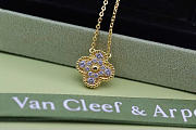 VCA | Diamond Vintage Alhambra Necklace In Gold - 2