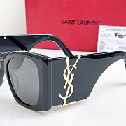 YSL | Saint Laurent Eyewear Blaze cat-eye Sunglasses Black - 6