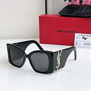 YSL | Saint Laurent Eyewear Blaze cat-eye Sunglasses Black - 5