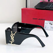 YSL | Saint Laurent Eyewear Blaze cat-eye Sunglasses Black - 4