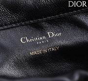 DIOR | Medium Sac Lady Bag Woven Calfskin In Black - 4