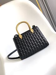 BVLGARI | Serpentine Duo Top Handle Bag In Black - 1