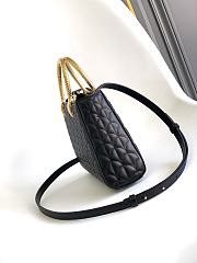 BVLGARI | Serpentine Duo Top Handle Bag In Black - 5
