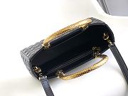 BVLGARI | Serpentine Duo Top Handle Bag In Black - 3