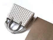 BVLGARI | Serpentine Duo Top Handle Bag In White - 6