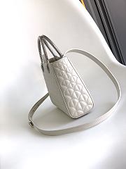 BVLGARI | Serpentine Duo Top Handle Bag In White - 2