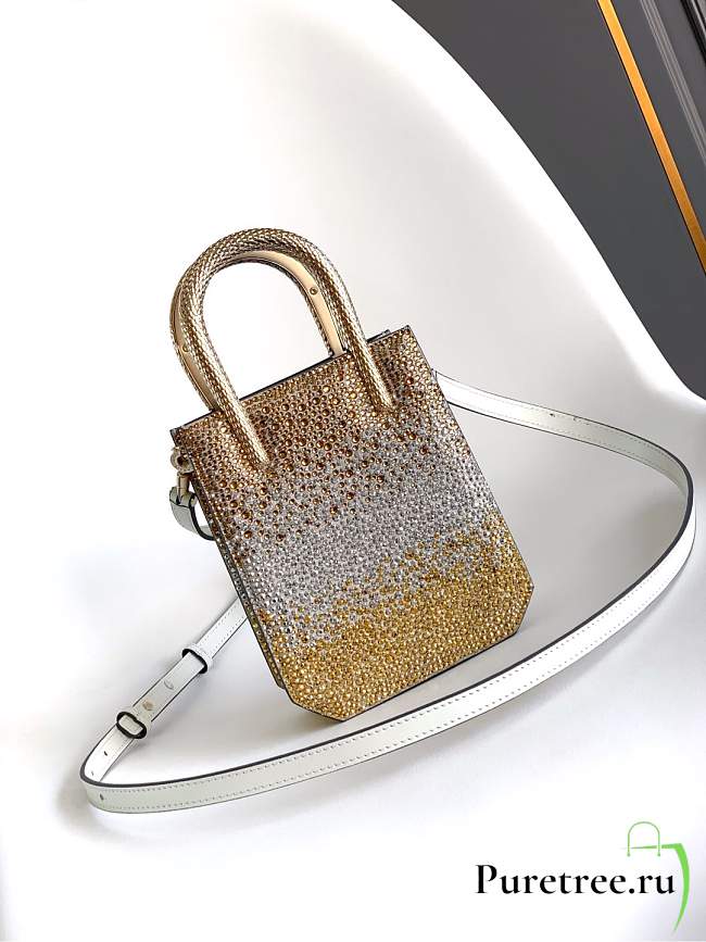 BVLGARI | Mini Crystal Dust Tote Silver - 1