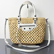 BALENCIAGA | Women's Le City Basket Small in Natural/white - 1