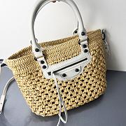 BALENCIAGA | Women's Le City Basket Small in Natural/white - 2