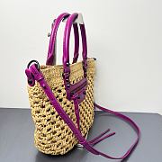 BALENCIAGA | Women's Le City Basket Small in Natural/purple - 5