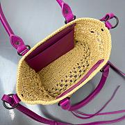 BALENCIAGA | Women's Le City Basket Small in Natural/purple - 3
