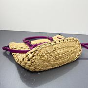 BALENCIAGA | Women's Le City Basket Small in Natural/purple - 2