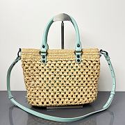 BALENCIAGA | Women's Le City Basket Small in Natural/mint - 2