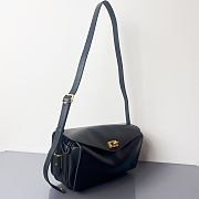 BALENCIAGA | Smooth Calfskin Medium Le 7 Shoulder Bag Black  - 6