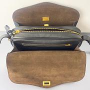 BALENCIAGA | Smooth Calfskin Medium Le 7 Shoulder Bag Black  - 2