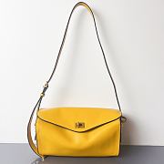 BALENCIAGA | Smooth Calfskin Medium Le 7 Shoulder Bag Yellow - 1