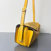 BALENCIAGA | Smooth Calfskin Medium Le 7 Shoulder Bag Yellow - 5